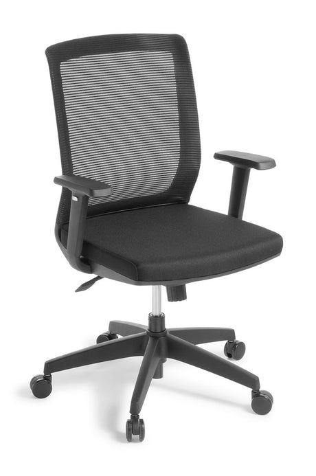 Media Boardroom Chair-Meeting Room Chairs-Standard Black-No Thanks-Black-Commercial Traders - Office Furniture