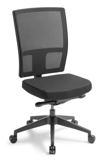 Media Ergo Chair-Office Chairs-Standard Black-No Thanks-No Thanks-Commercial Traders - Office Furniture