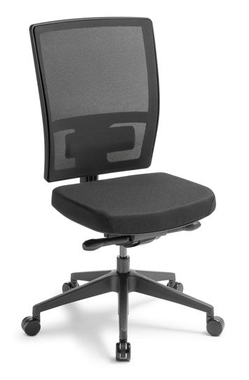 Media Ergo Chair-Office Chairs-Standard Black-No Thanks-Yes Please-Commercial Traders - Office Furniture