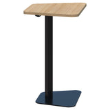 Memo Laptop Table-Reception Furniture-Classic Oak-Trapezium-Commercial Traders - Office Furniture