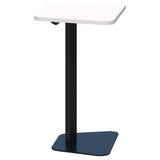 Memo Laptop Table-Reception Furniture-Snow Velvet-Trapezium-Commercial Traders - Office Furniture