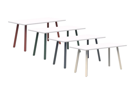 Modella II Table-Meeting Tables-1500 x 750-Non Standard Melteca or Melamine-Black-Commercial Traders - Office Furniture