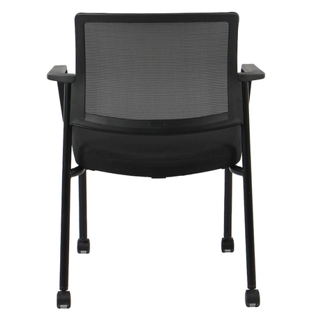 Buro Molti Visitor Chair-Meeting Room Furniture-Black-Flat Pack-Commercial Traders - Office Furniture