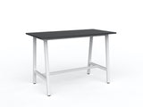 Cubit Bar Leaner-Meeting Room Furniture-1600 x 800-Black-White-Commercial Traders - Office Furniture