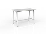 Cubit Bar Leaner-Meeting Room Furniture-1600 x 800-White-White-Commercial Traders - Office Furniture