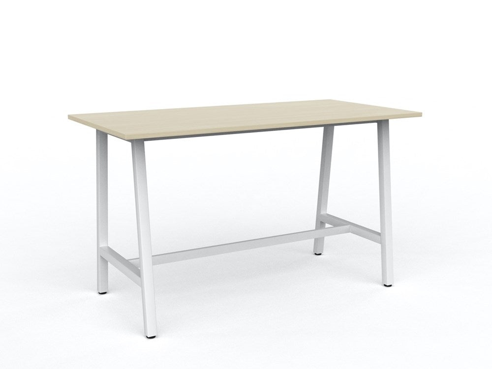 Cubit Bar Leaner-Meeting Room Furniture-1800 x 900-Nordic Maple-White-Commercial Traders - Office Furniture