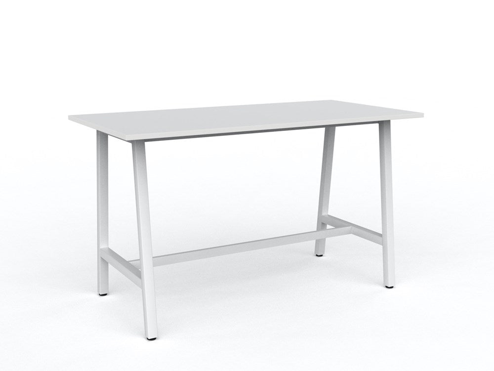 Cubit Bar Leaner-Meeting Room Furniture-1800 x 900-White-White-Commercial Traders - Office Furniture