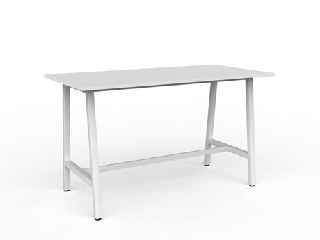 Cubit Bar Leaner-Meeting Room Furniture-1800 x 900-White-White-Commercial Traders - Office Furniture