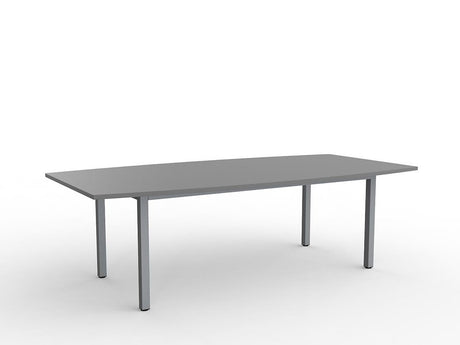 Cubit Boardroom Table-Meeting Room Furniture-Silver-Silver-Commercial Traders - Office Furniture