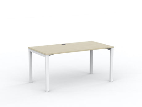 Cubit Desk-Desking-1500 x 800-Nordic Maple-White-Commercial Traders - Office Furniture