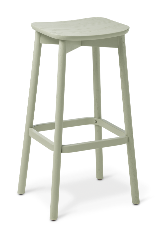 Orlo Bar Stool-Barstools-Sage Ash-Not Upholstered-Commercial Traders - Office Furniture