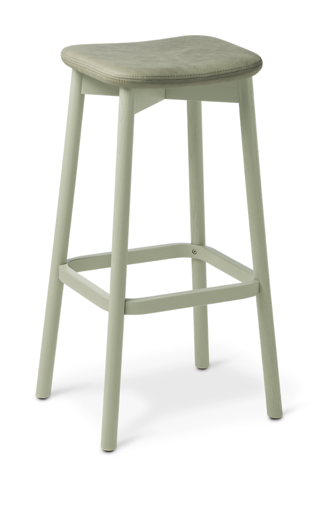 Orlo Bar Stool-Barstools-Sage Ash-Textilia Quantum-Commercial Traders - Office Furniture
