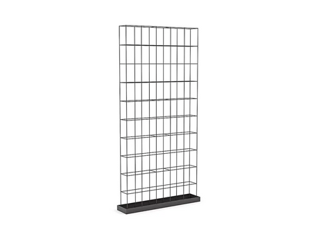 Planter Wall Frame - Frame Only-Unclassified-Black Powdercoat-Commercial Traders - Office Furniture