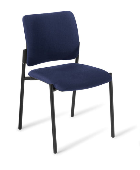 Mix Polo Chair-Meeting Room Furniture-Quantum-No Arms Thanks-Black-Commercial Traders - Office Furniture