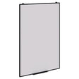 Connect 70 - Magnectic Whiteboard Panel-Office Partitons-Porcelain Magnetic-Black-900 mm-Commercial Traders - Office Furniture