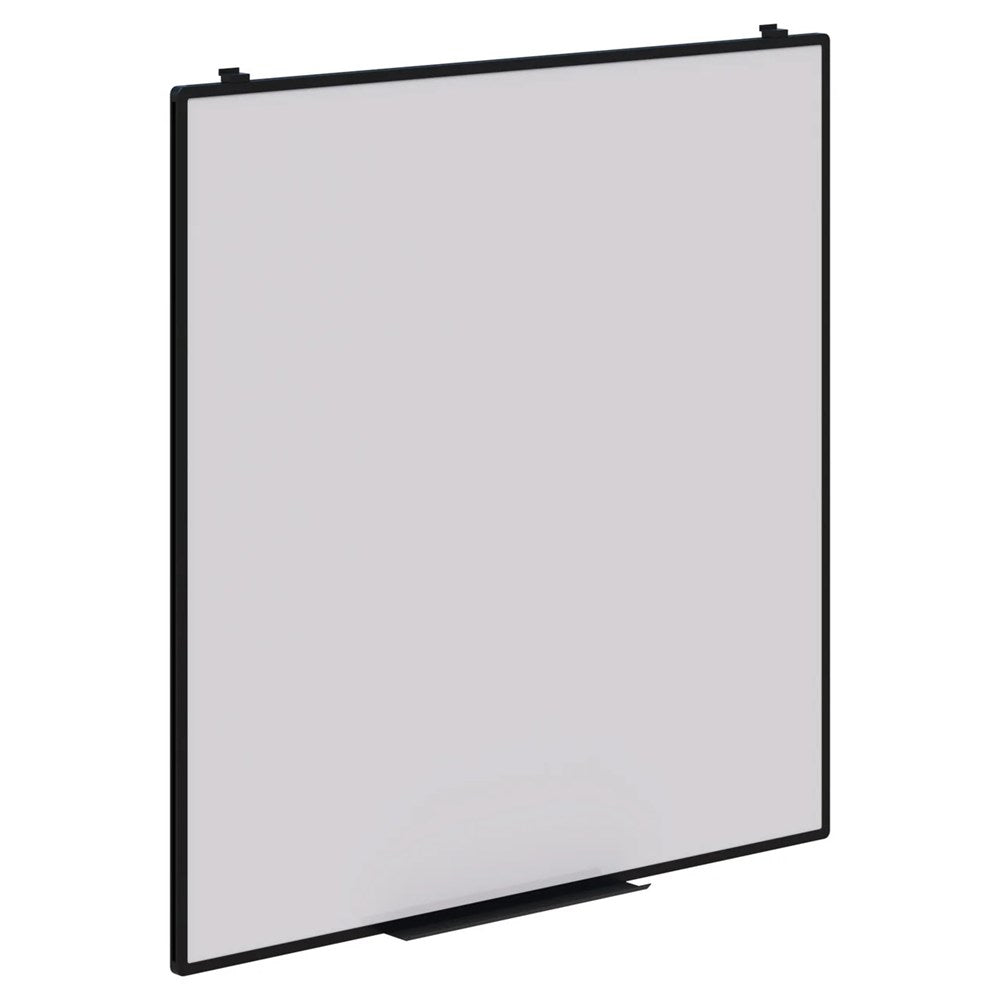 Connect 70 - Magnectic Whiteboard Panel-Office Partitons-Porcelain Magnetic-Black-1200 mm-Commercial Traders - Office Furniture