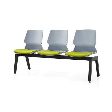 PRISM 3 User Bench Chair-Chairs-Grey-Olive-Commercial Traders - Office Furniture