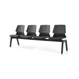 PRISM 4 User Bench Chair-Chairs-Black-Black-Commercial Traders - Office Furniture