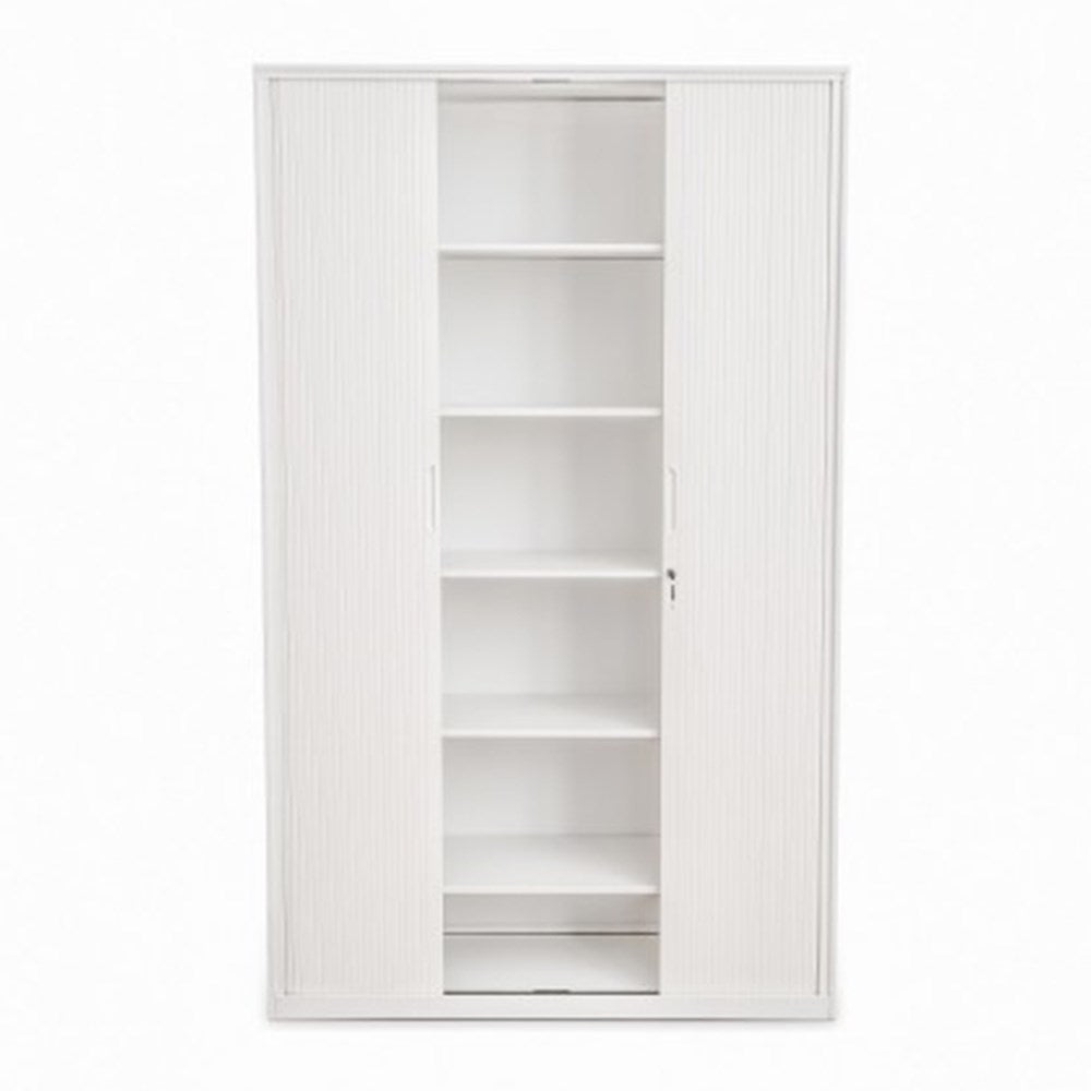 Proceed Tambour 6 Tier Unit - White