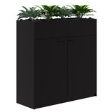 Rapid Planter Cabinet-Storage-1200Hx900L (non locking)-Black-Commercial Traders - Office Furniture
