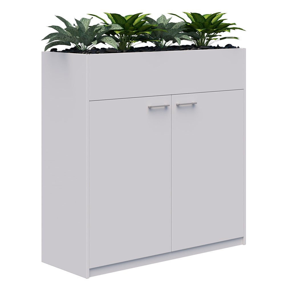 Rapid Planter Cabinet-Storage-1200Hx900L (non locking)-Black-Commercial Traders - Office Furniture