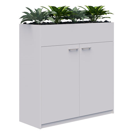 Cancelled Order - Rapid Planter Cabinet 1200h x 1200w-Storage-1200Hx1200L (locking)-Snow-Commercial Traders - Office Furniture
