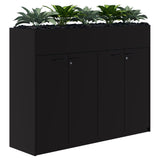 Rapid Planter Cabinet-Storage-1200Hx900L (non locking)-Black-Commercial Traders - Office Furniture