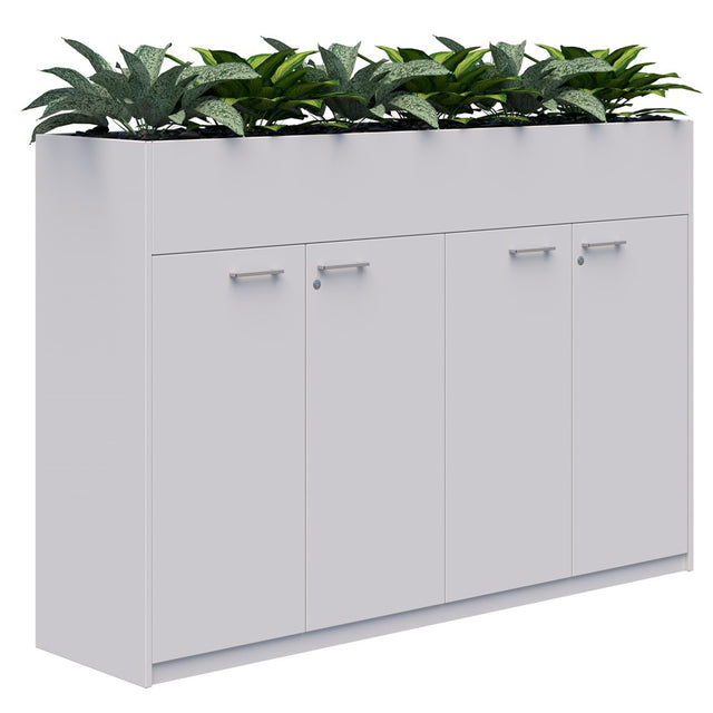 Rapid Planter Cabinet-Storage-1200Hx900L (non locking)-Black-Commercial Traders - Office Furniture