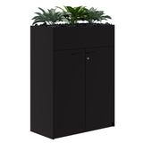 Rapid Planter Cabinet-Storage-1200Hx900L (non locking)-Black-Commercial Traders - Office Furniture