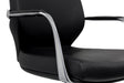 Ravello Midback Leather Chair with Arms-Office Chairs-Customer Pick Up-Commercial Traders - Office Furniture