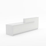 Wanaka Reception Counter-Reception Furniture-Silver Strata-3000 wide-North Island Delivery-Commercial Traders - Office Furniture