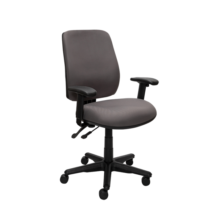 Buro Roma 2 Chair - High Back-Office Chairs-Charcoal-Yes Please-Assembled - Other Areas-Commercial Traders - Office Furniture