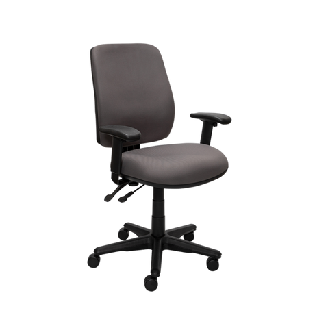 Buro Roma 2 Chair - High Back-Office Chairs-Charcoal-Yes Please-Assembled - Other Areas-Commercial Traders - Office Furniture