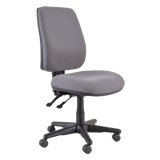 Buro Roma 2 Chair - High Back-Office Chairs-Charcoal-No Thanks-Assembled - Other Areas-Commercial Traders - Office Furniture