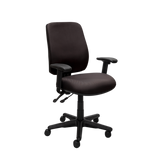 Buro Roma 2 Chair - High Back-Office Chairs-Black - Quickship-Yes Please-Assembled - Other Areas-Commercial Traders - Office Furniture