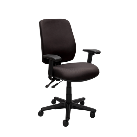 Buro Roma 2 Chair - High Back-Office Chairs-Black - Quickship-Yes Please-Assembled - Other Areas-Commercial Traders - Office Furniture