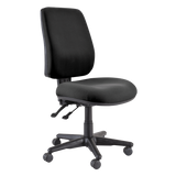 Buro Roma 2 Chair - High Back-Office Chairs-Black - Quickship-No Thanks-Assembled - Other Areas-Commercial Traders - Office Furniture