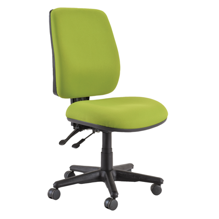 Buro Roma 2 Chair - High Back-Office Chairs-Green-No Thanks-Assembled - Other Areas-Commercial Traders - Office Furniture