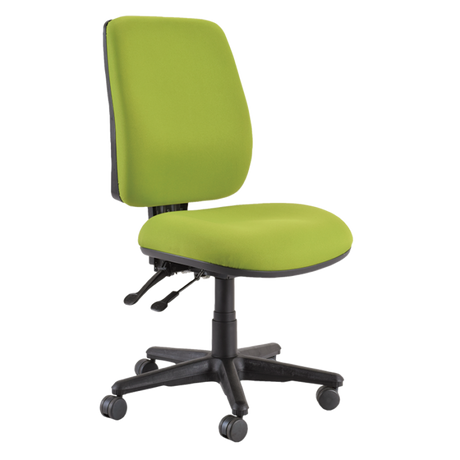 Buro Roma 2 Chair - High Back-Office Chairs-Green-No Thanks-Assembled - Other Areas-Commercial Traders - Office Furniture