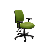 Buro Roma 2 Chair - Mid Back-Office Chairs-Green-Yes Please-Assembled - Other areas-Commercial Traders - Office Furniture