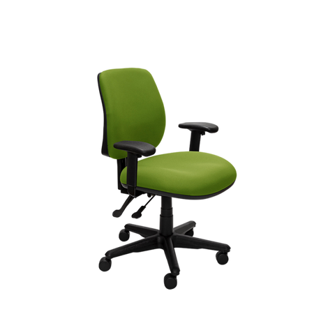 Buro Roma 2 Chair - Mid Back-Office Chairs-Green-Yes Please-Assembled - Other areas-Commercial Traders - Office Furniture