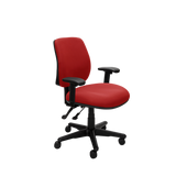 Buro Roma 2 Chair - Mid Back-Office Chairs-Red-Yes Please-Assembled - Other areas-Commercial Traders - Office Furniture