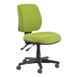 Buro Roma 2 Chair - Mid Back-Office Chairs-Green-No Thanks-Assembled - Other areas-Commercial Traders - Office Furniture