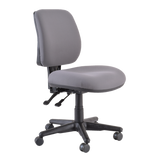 Buro Roma 2 Chair - Mid Back-Office Chairs-Charcoal-No Thanks-Assembled - Other areas-Commercial Traders - Office Furniture