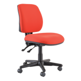 Buro Roma 2 Chair - Mid Back-Office Chairs-Red-No Thanks-Assembled - Other areas-Commercial Traders - Office Furniture