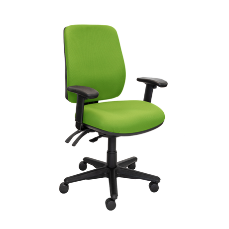 Buro Roma 3 Chair - High Back-Office Chairs-Green-Yes Please-Flat Pack Please-Commercial Traders - Office Furniture