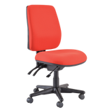 Buro Roma 3 Chair - High Back-Office Chairs-Red-No Thanks-Flat Pack Please-Commercial Traders - Office Furniture