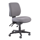 Buro Roma 3 Chair - Mid Back-Office Chairs-Charcoal-No Thanks-Assembled - Other Areas-Commercial Traders - Office Furniture