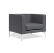 Romano Chair-Reception Furniture-Keylargo-Black-Commercial Traders - Office Furniture