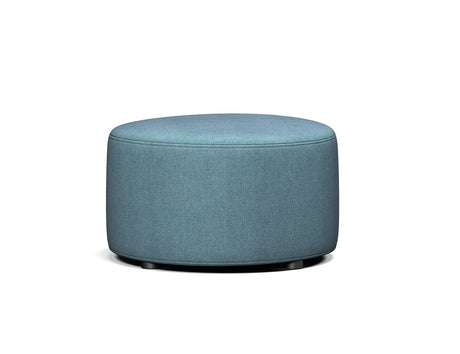Round Ottoman - Large-Reception Furniture-North Island Delivery-Lustrell (Vinyl)-Commercial Traders - Office Furniture